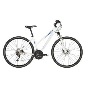 Dámsky crossový bicykel KELLYS PHEEBE 30 28" - model 2019 White - S (17'') - Záruka 10 rokov
