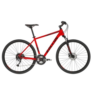 Pánsky crossový bicykel KELLYS PHANATIC 10 28" - model 2019 Red - L (21'') - Záruka 10 rokov