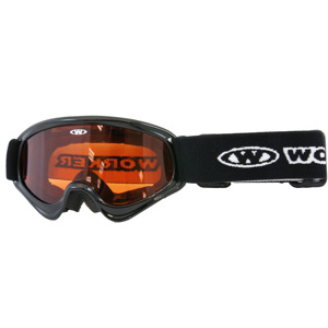 Detské lyžiarske okuliare WORKER Sterling BLK-čierna