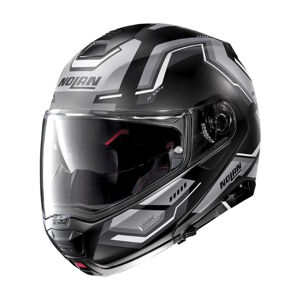 Moto helma Nolan N100-5 Upwind N-Com P/J Flat Black - S (55-56)
