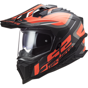 Enduro helma LS2 MX701 Explorer Alter Matt Black Fluo Orange - XS (53-54)
