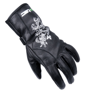 Dámske kožené moto rukavice W-TEC Natali čierna - XL