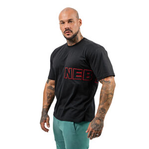Tričko s krátkym rukávom Nebbia Dedication 709 Black - XL