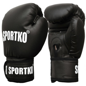 Boxerské rukavice SportKO PD1 čierna - 12oz