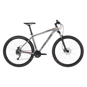 Horský bicykel KELLYS SPIDER 30 27,5" - Model 2020 Grey Orange - XS (15") - Záruka 10 rokov