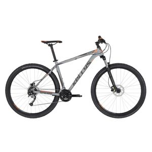 Horský bicykel KELLYS SPIDER 30 29" - Model 2020 Grey Orange - S (17'') - Záruka 10 rokov