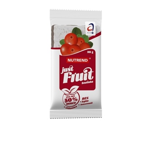 Tyčinka Nutrend Just Fruit 30 g brusnica