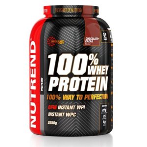 Práškový koncentrát Nutrend 100% WHEY Protein 900g čučoriedka